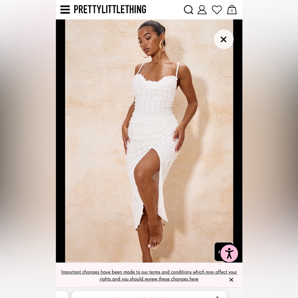 White Detailed Dress